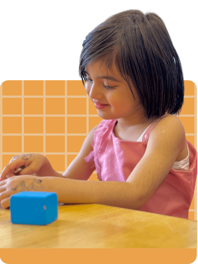 Girl playing